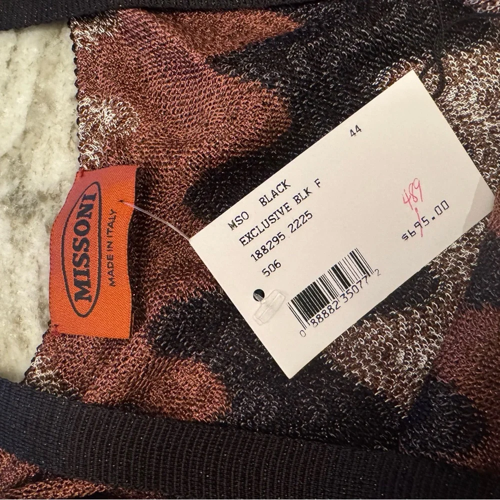 Missoni Black and Brown Knit Top - Picture 3 of 4